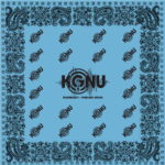 blue kgnu bandana